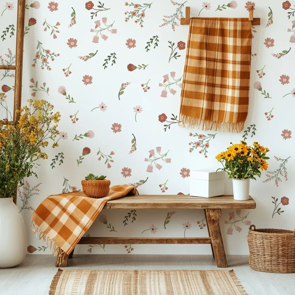 Watercolour Flower Wall Decals