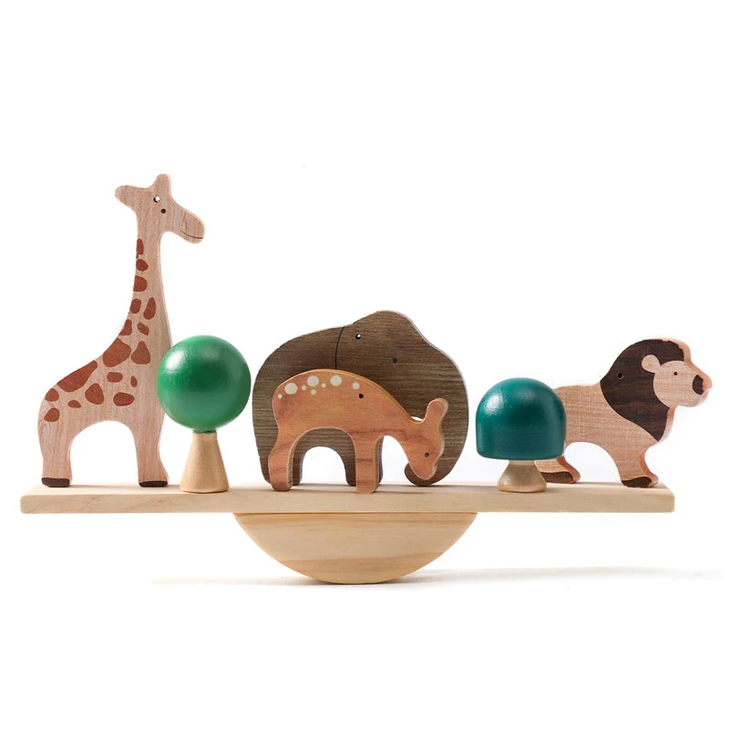 Wooden Stack and Balance Toy (24mo and up)