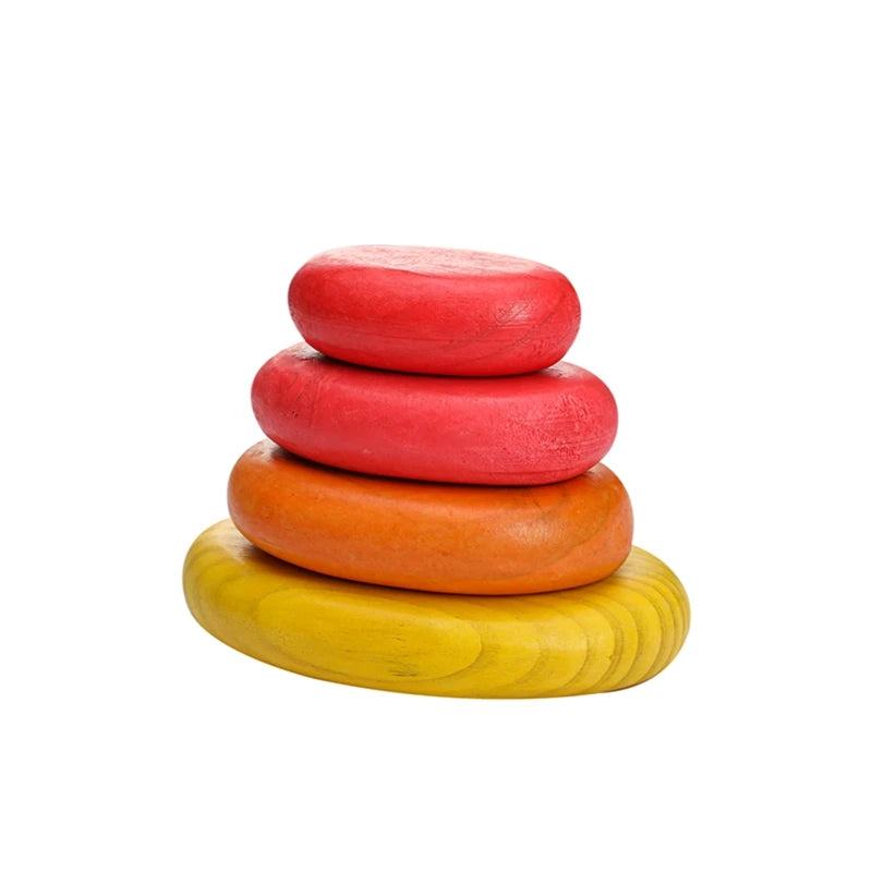 Rainbow Stacking Stones (2 and up)