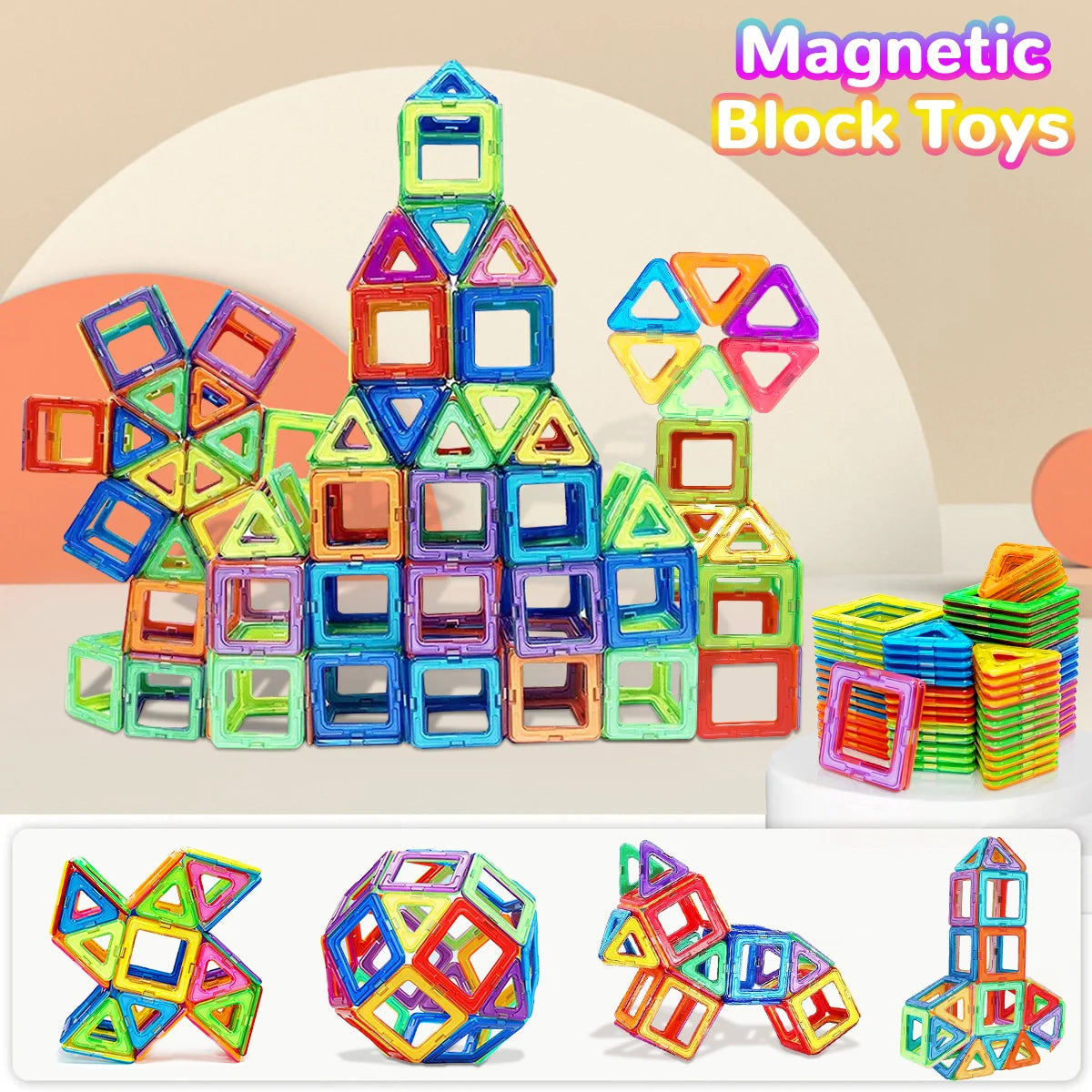 Magnetic Building Tiles (3 and up)