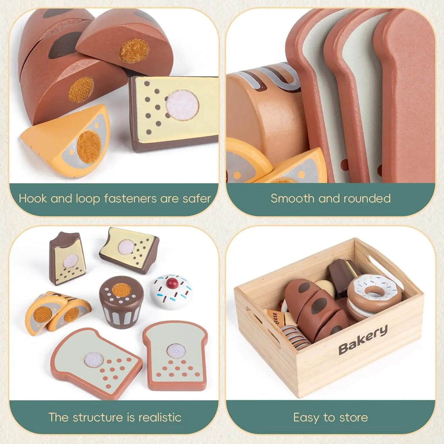 Wooden Pretend Play Food (2 and up)