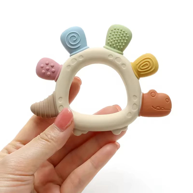 Silicone Teething Ring  (0-12mo)