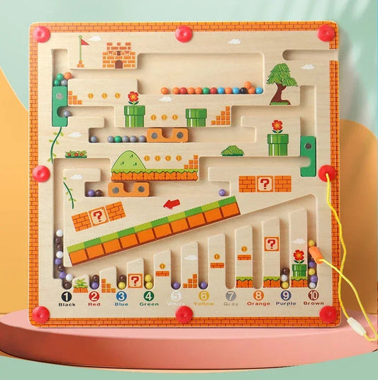 Wooden Magnetic Colour Maze (2-5 years)