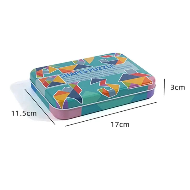 Wooden Tangram Puzzle (3 and up)