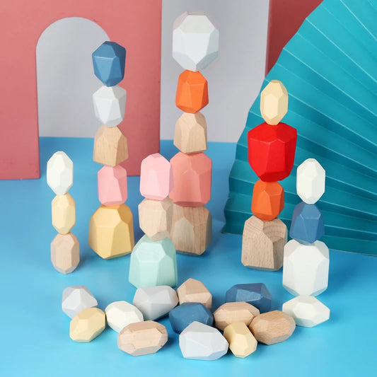 Wooden Stacking Stones (18mo and up)