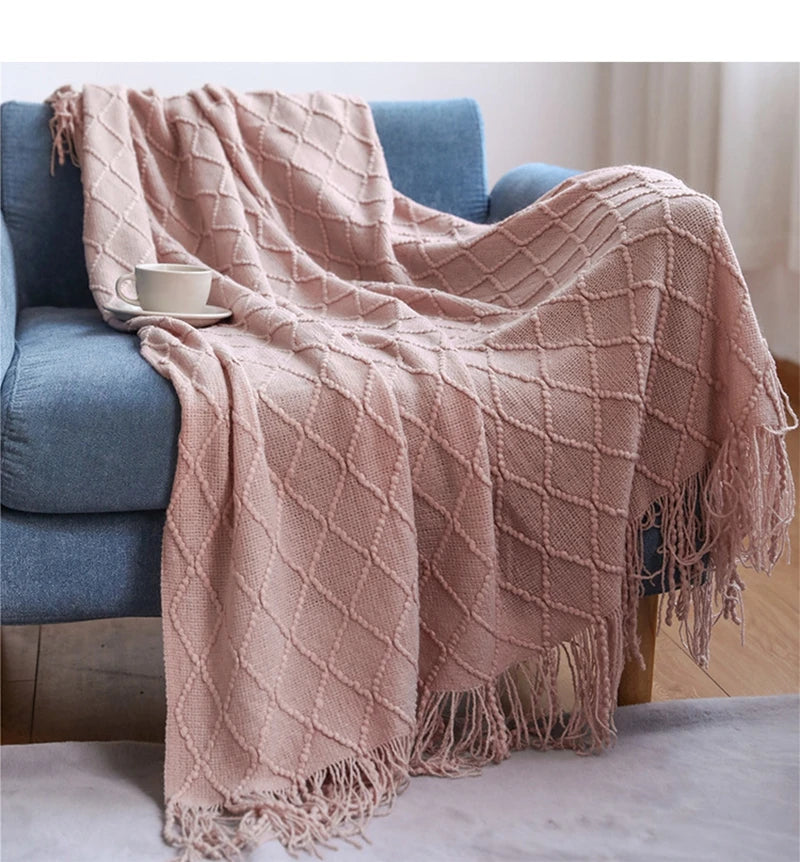Large Knitted Throw