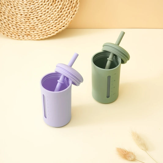 Silicon Cup with Lid and Straw (6mo and up)