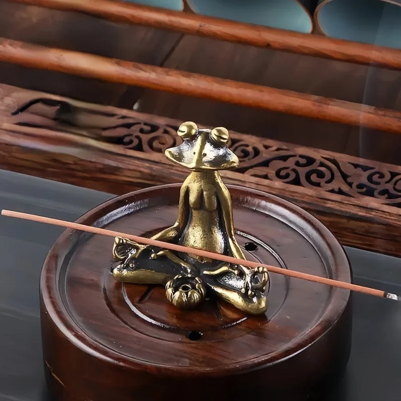 Zen Frog - Incense Holder