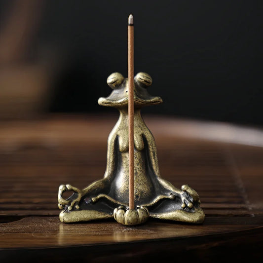 Zen Frog - Incense Holder