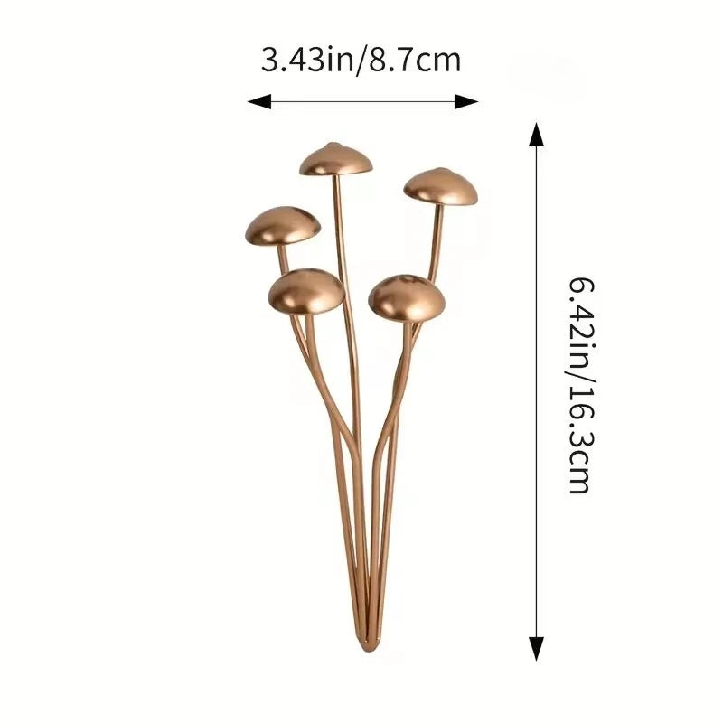Metal Mushroom Plant Stakes