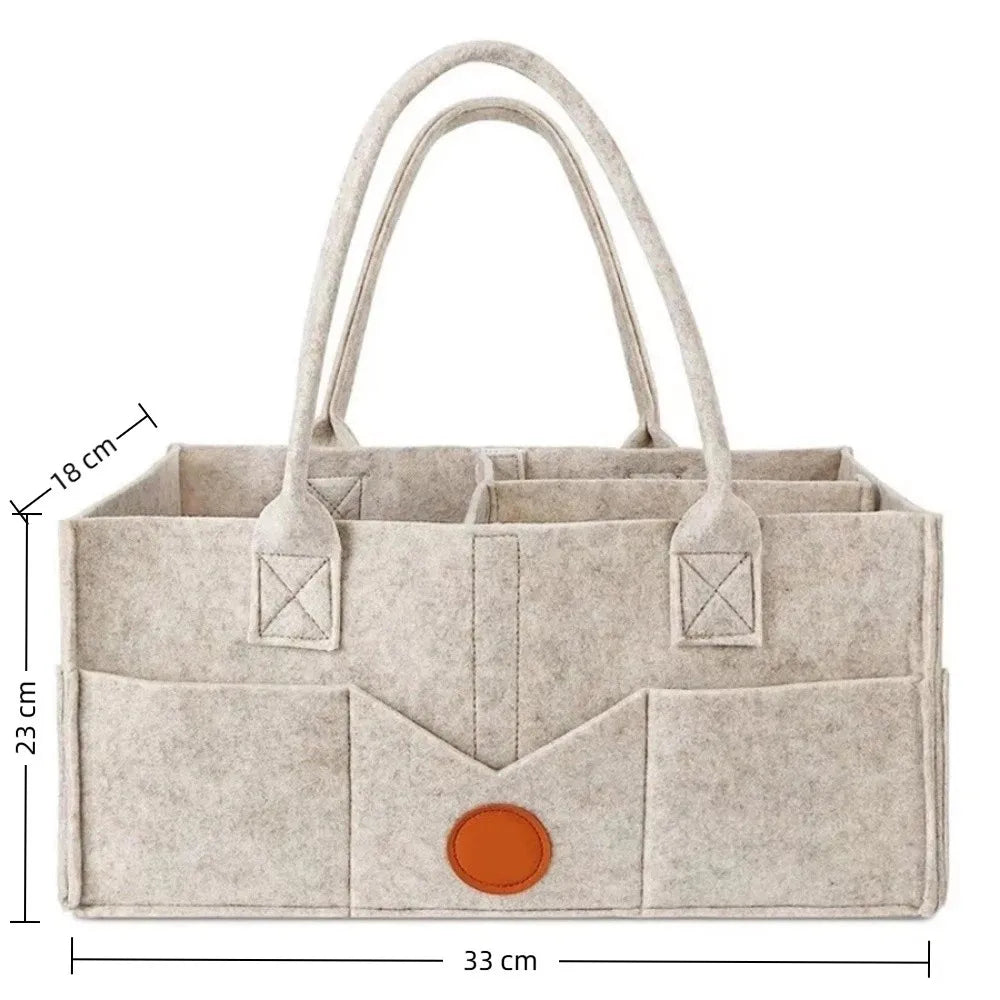Felt Diaper Caddy Organizer