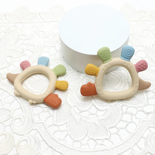 Silicone Teething Ring  (0-12mo)