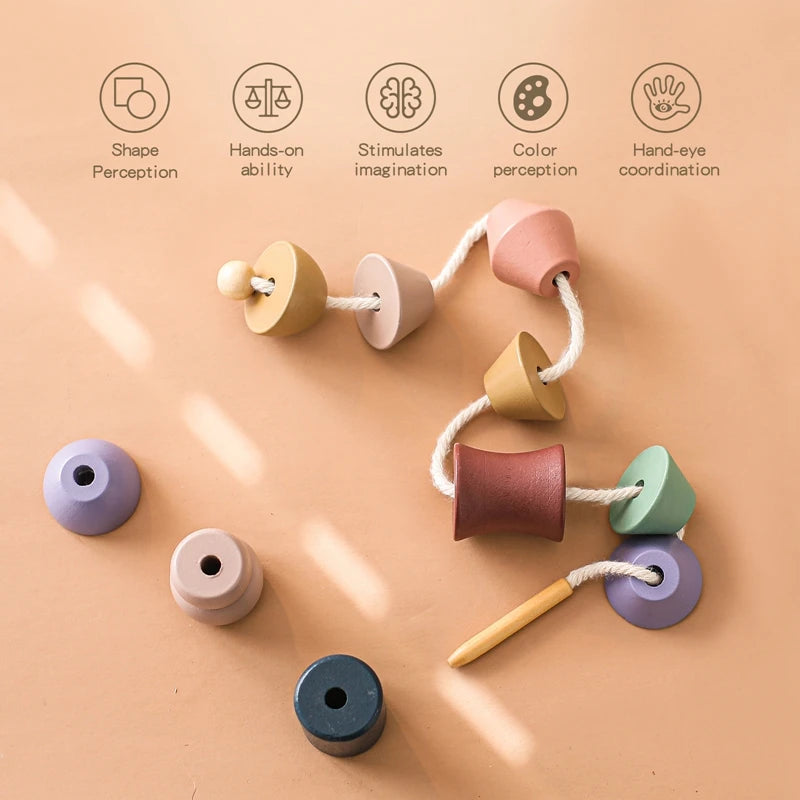 Wooden Threading Toy (2-4 years)
