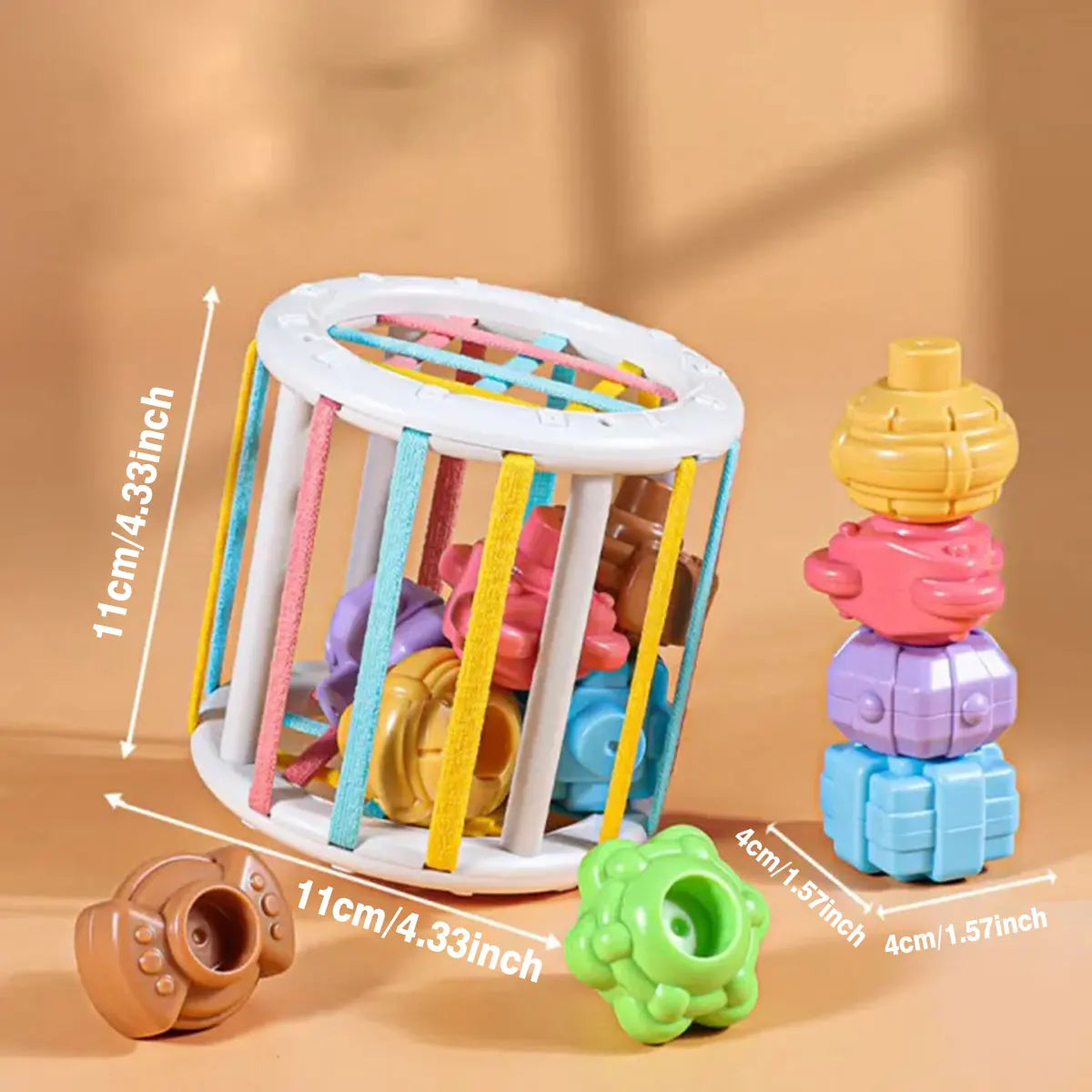 Block Stack and Grab Game (9mo and up)