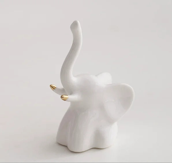 Mini Elephant Statues (Set of 2)