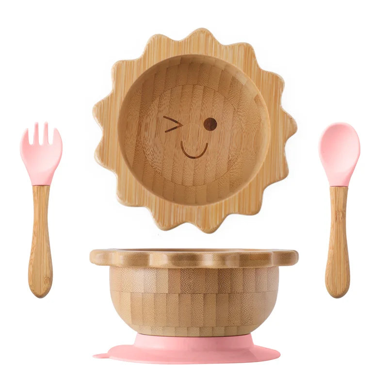 Bamboo and Silicone Dinner Set (6mo and up)