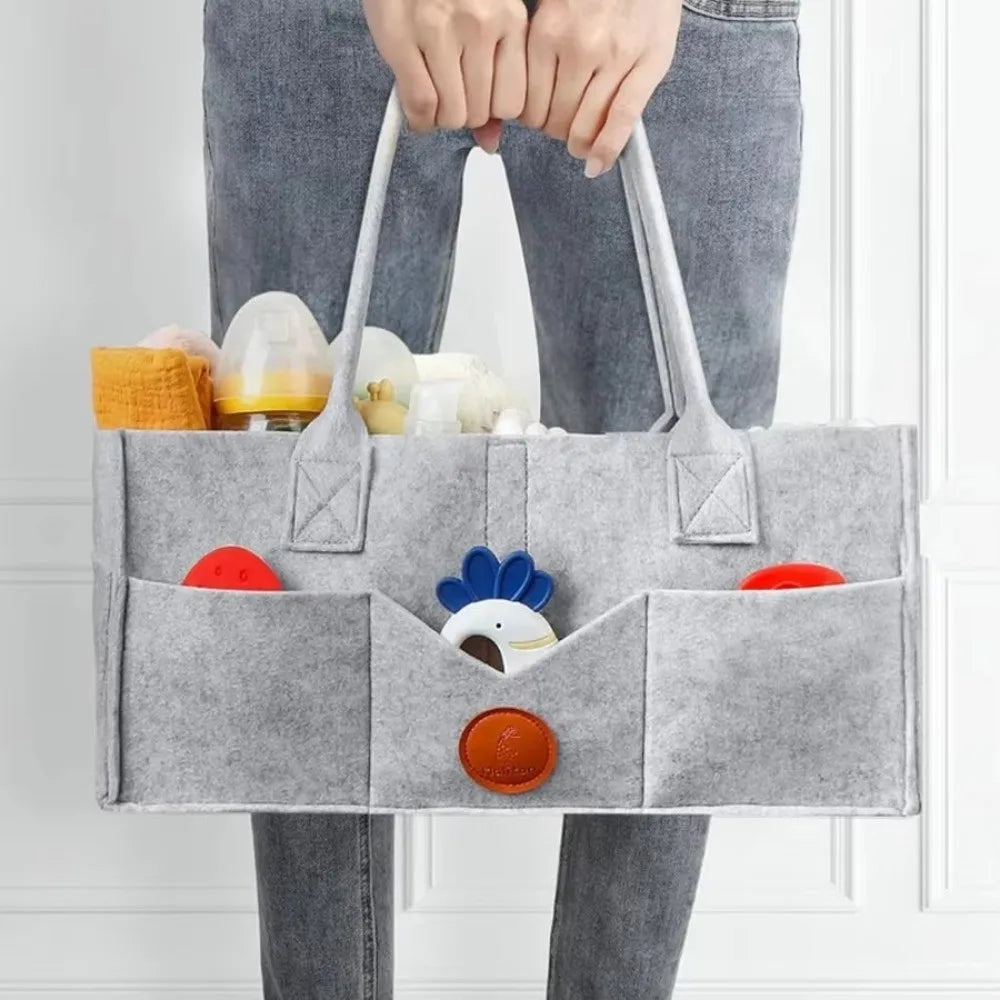 Felt Diaper Caddy Organizer