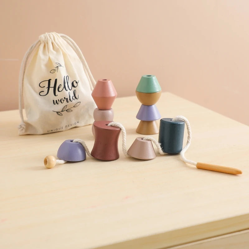 Wooden Threading Toy (2-4 years)
