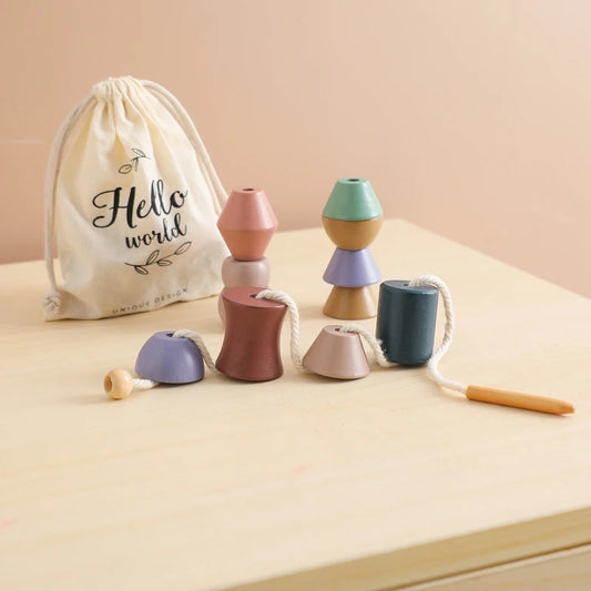 Wooden Threading Toy (2-4 years)