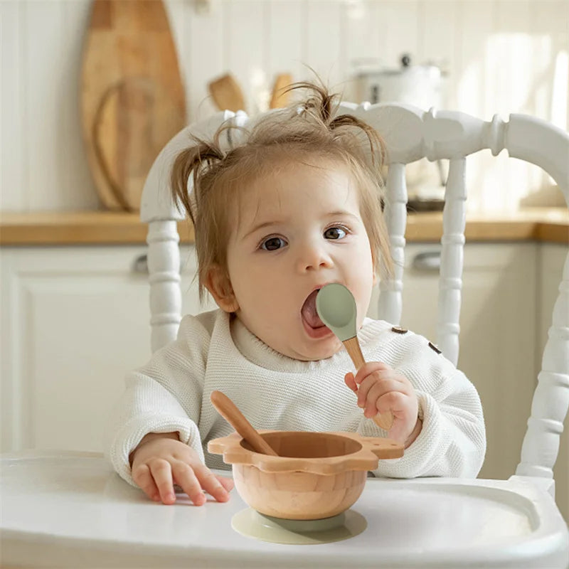 Bamboo and Silicone Dinner Set (6mo and up)