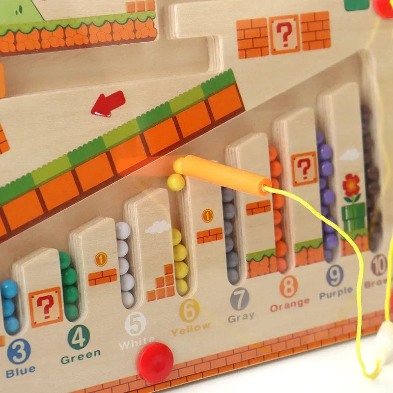 Wooden Magnetic Colour Maze (2-5 years)