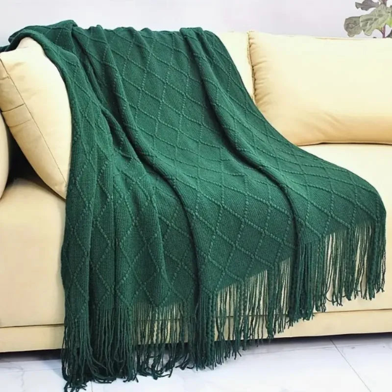 Large Knitted Throw