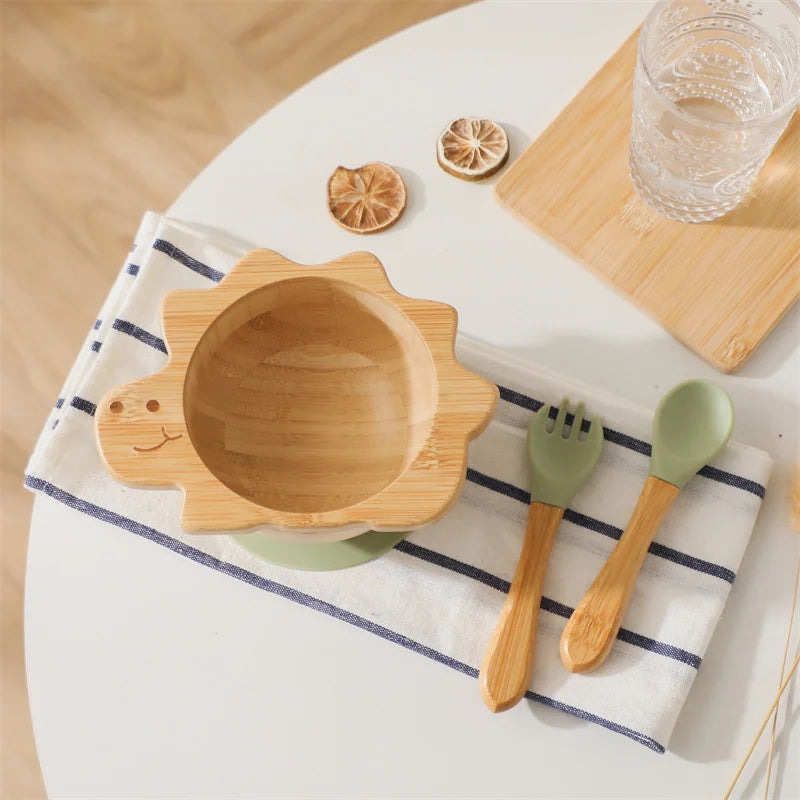 Bamboo and Silicone Dinner Set (6mo and up)