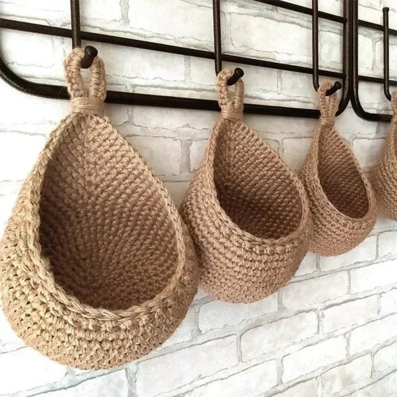 Hanging Woven Basket