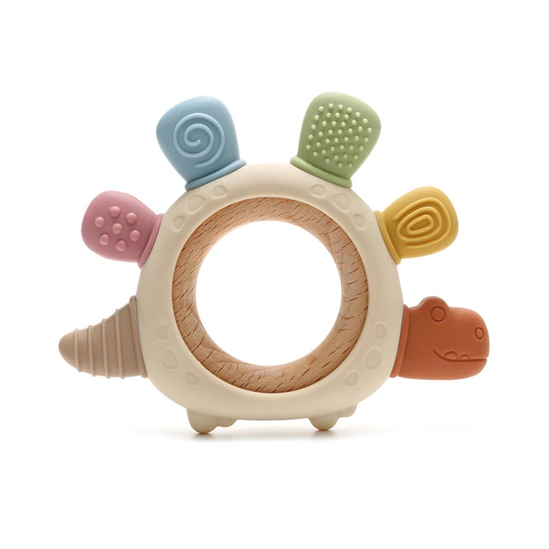 Silicone Teething Ring  (0-12mo)