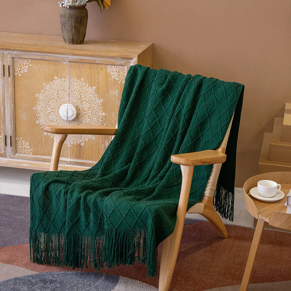 Large Knitted Throw