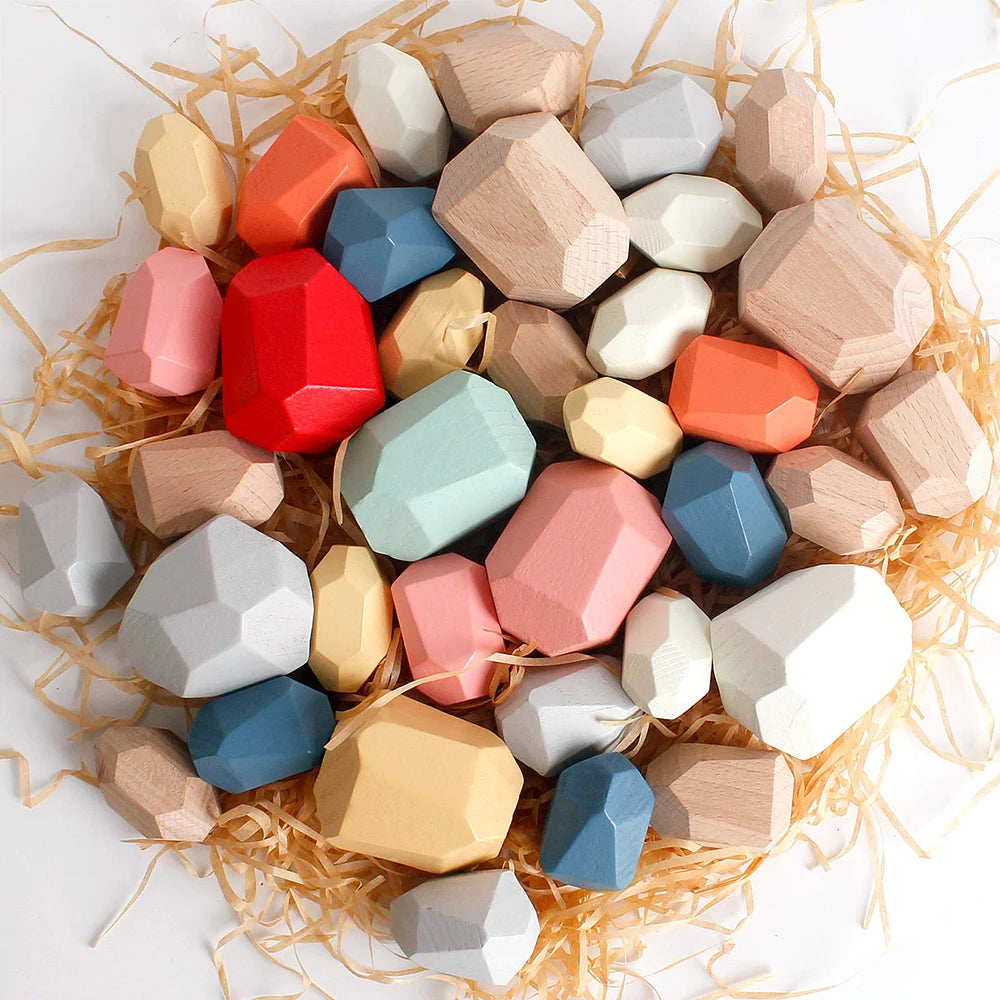 Wooden Stacking Stones (18mo and up)