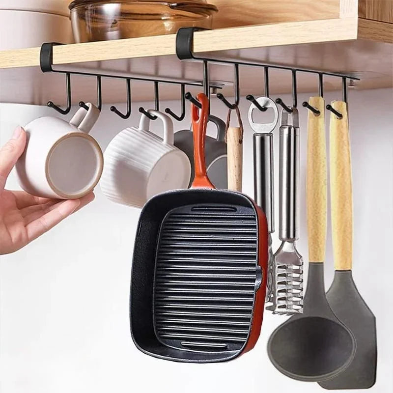 Under-Cabinet Hook Rack