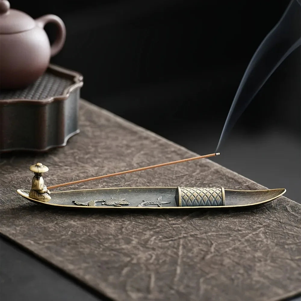 Fishing Boat Incense Holder