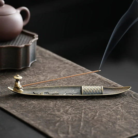 Fishing Boat Incense Holder