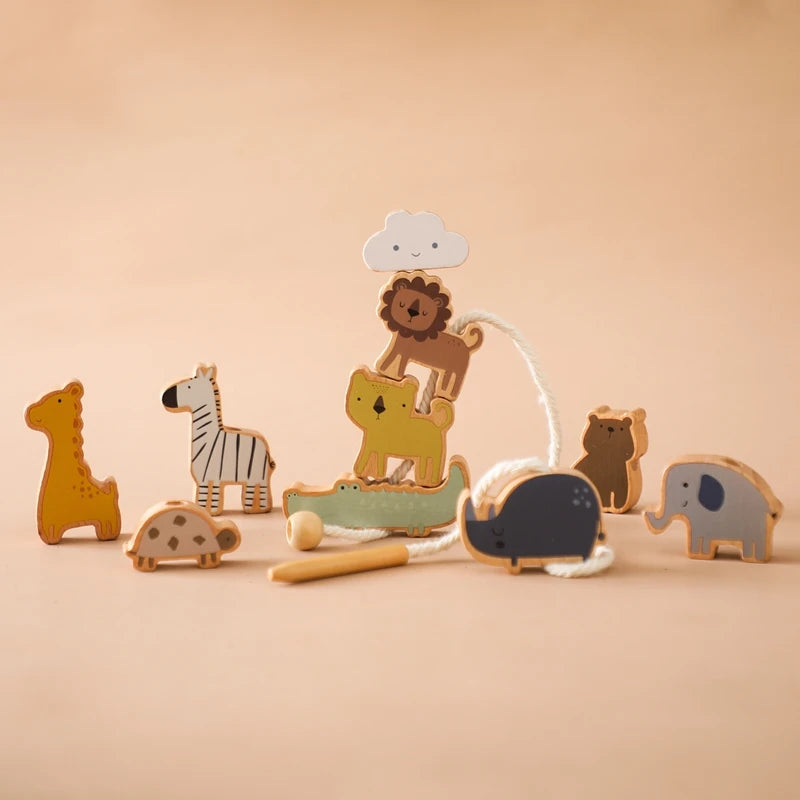 Wooden Threading Toy (2-4 years)